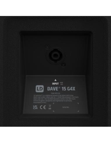 LD Systems DAVE 15 G4X Negro Inalámbrico y alámbrico 2060 W