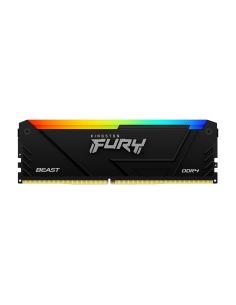 MEMORIA DDR4 16GB PC4-25600 3200MHZ KINGSTON FURY BEAST CL16 RGB KF432C16BB2A16