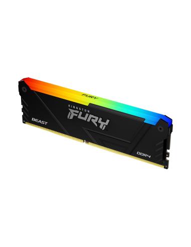 MEMORIA DDR4 16GB PC4-25600 3200MHZ KINGSTON FURY BEAST CL16 RGB KF432C16BB2A16