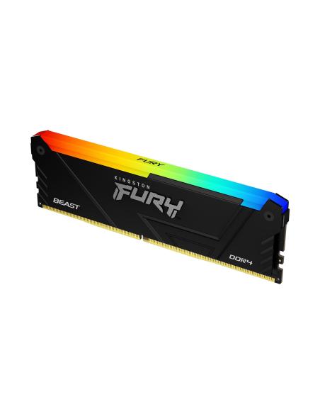 MEMORIA DDR4 16GB PC4-25600 3200MHZ KINGSTON FURY BEAST CL16 RGB KF432C16BB2A16