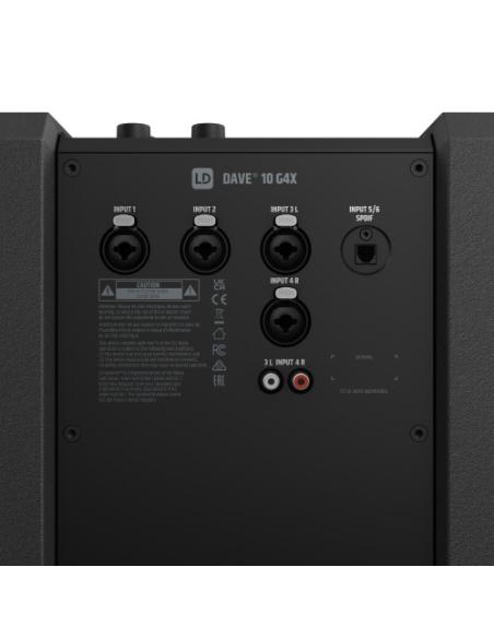 LD Systems DAVE 10 G4X Negro Inalámbrico y alámbrico 340 W