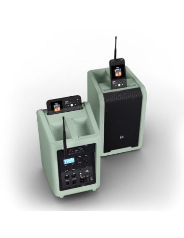 LD Systems LDANNY8HHDB8GN sistema de megafonía Sistema de megafonía independiente 80 W Verde