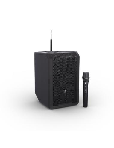 LD Systems LDANNY8HHDB8 sistema de megafonía Sistema de megafonía independiente 80 W Negro