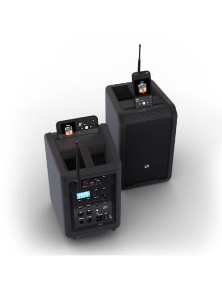LD Systems LDANNY8HHDB5 sistema de megafonía Sistema de megafonía independiente 80 W Negro