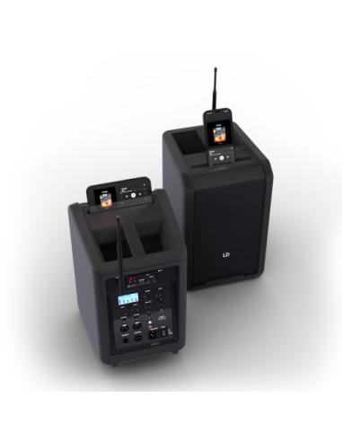 LD Systems LDANNY8BPHB6 sistema de megafonía Sistema de megafonía independiente 80 W Negro