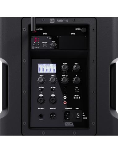 LD Systems ANNY 10 BPH B6 Sistema de altavoz portátil 2.1 Negro 80 W
