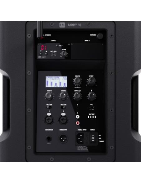 LD Systems ANNY 10 BPH B5 Sistema de altavoz portátil 2.1 Negro 80 W