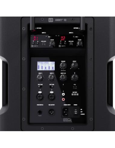 LD Systems ANNY 10 HBH 2 B6 Sistema de altavoz portátil 2.1 Negro 80 W