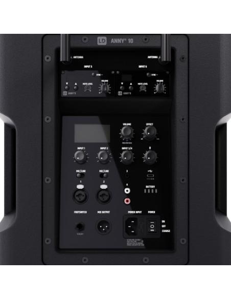 LD Systems ANNY 10 HBH 2 B5 Sistema de altavoz portátil 2.1 Negro 80 W