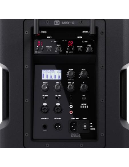 LD Systems ANNY 10 BPH 2 B8 Sistema de altavoz portátil 2.1 Negro 80 W