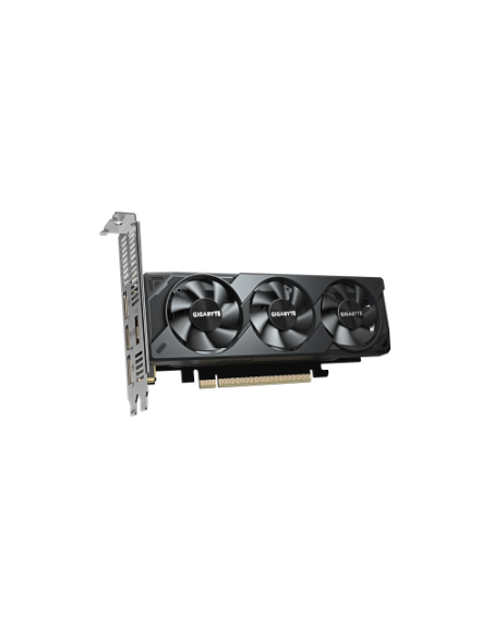 GIGABYTE GeForce RTX 5060 OC Low Profile 8G Tarjeta Gráfica - 8GB GDDR7, 128bit, PCI-E 5.0, 2512 MHz Frecuencia del núcleo, 3 x 
