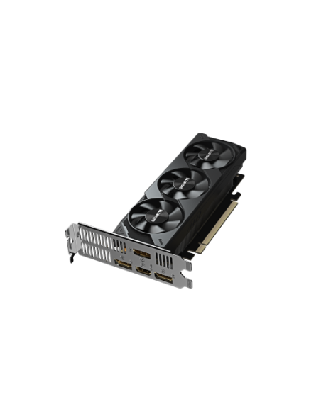 GIGABYTE GeForce RTX 5060 OC Low Profile 8G Tarjeta Gráfica - 8GB GDDR7, 128bit, PCI-E 5.0, 2512 MHz Frecuencia del núcleo, 3 x 