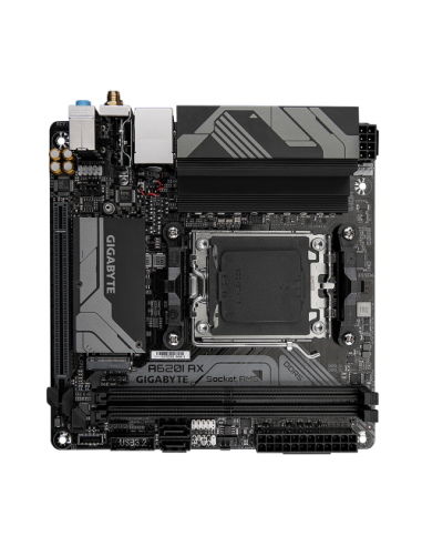 GIGABYTE A620I AX placa base AMD A620 Zócalo AM5 mini ITX