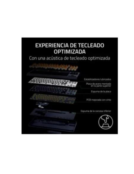 TECLADO RAZER BLACKWIDOW V4 TENKEYLESS HYPERSPEED (ESPAÑOL) (RZ03-05480600-R311)