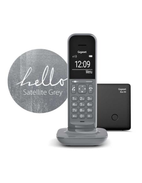 Gigaset CL390 Teléfono DECT/analógico Identificador de llamadas Gris