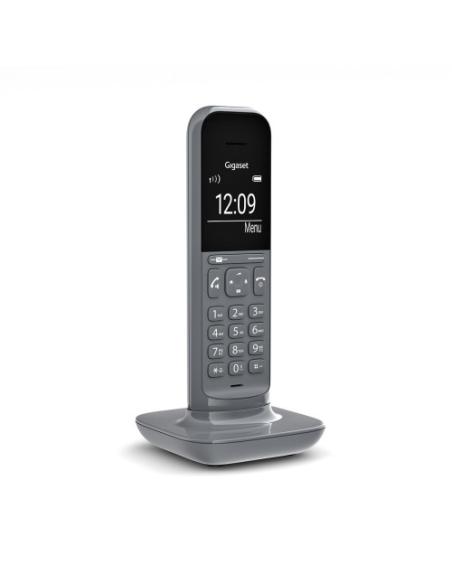 Gigaset CL390 Teléfono DECT/analógico Identificador de llamadas Gris