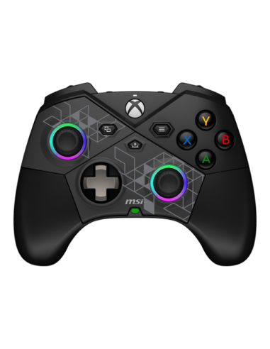 MSI FORCE PRO W CONTROLLER Negro USB 2.0 Gamepad Analógico/Digital Android, PC, Xbox One S, Xbox One X, Xbox Series S, Xbox Seri
