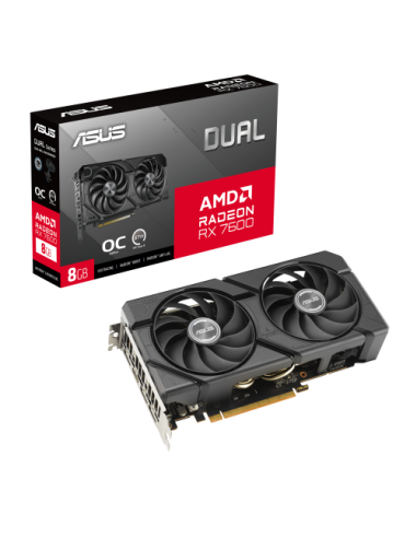 ASUS Dual -RX7600-O8G-EVO AMD Radeon RX 7600 8 GB GDDR6