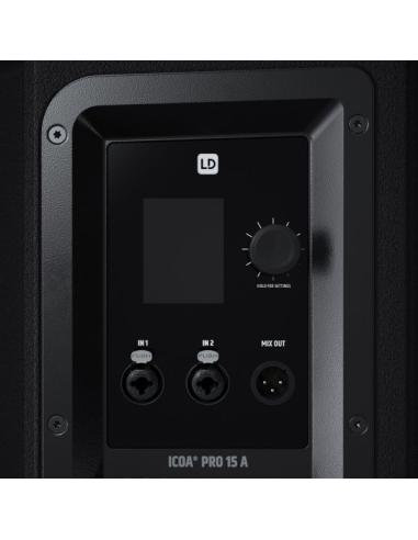 LD SYSTEMS SOUND SERIE ICOA PRO (LDICOA15APRO) 15" POWERED COAXIAL HIGH-PERFORMANCE PA LOUDSPEAKER WITH BLUETOOTH AND APP