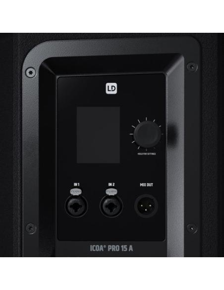 LD SYSTEMS SOUND SERIE ICOA PRO (LDICOA15APRO) 15" POWERED COAXIAL HIGH-PERFORMANCE PA LOUDSPEAKER WITH BLUETOOTH AND APP
