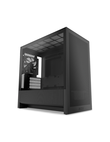 CAJA NZXT H3 FLOW (2025) MICRO-ATX MID-TOWER CASE - ALL BLACK COLOR