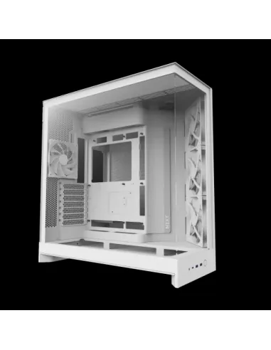 CAJA NZXT H9 FLOW (2025) DUAL-CHAMBER MID-TOWER CASE - ALL WHITE