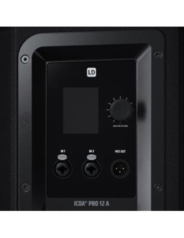 LD SYSTEMS SOUND SERIE ICOA® PRO (LDICOA12APRO) 12" POWERED COAXIAL HIGH-PERFORMANCE PA LOUDSPEAKER WITH BLUETOOTH AND APP