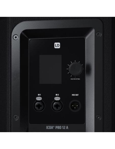 LD SYSTEMS SOUND SERIE ICOA® PRO (LDICOA12APRO) 12" POWERED COAXIAL HIGH-PERFORMANCE PA LOUDSPEAKER WITH BLUETOOTH AND APP
