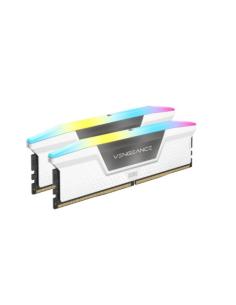 MEMORIA CORSAIR DDR5 32GB 2X16GB PC6400 VENGEANCE RGB BLANCA CMH32GX5M2B6400Z36W