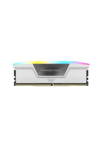 MEMORIA CORSAIR DDR5 32GB 2X16GB PC6400 VENGEANCE RGB BLANCA CMH32GX5M2B6400Z36W