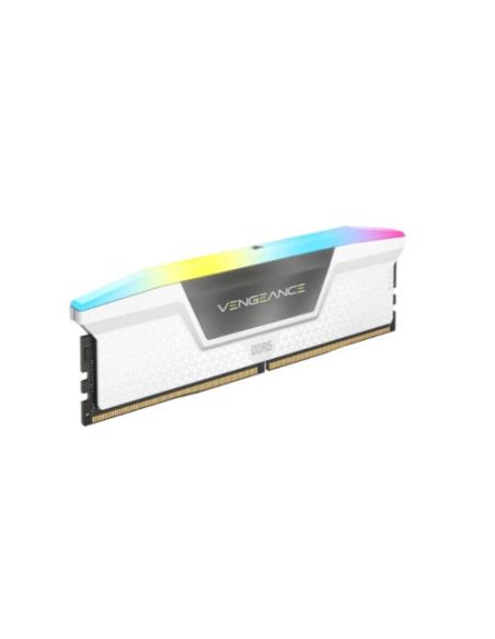 MEMORIA CORSAIR DDR5 32GB 2X16GB PC6400 VENGEANCE RGB BLANCA CMH32GX5M2B6400Z36W