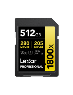 Lexar Professional 1800x 512 GB SDXC UHS-II Clase 10
