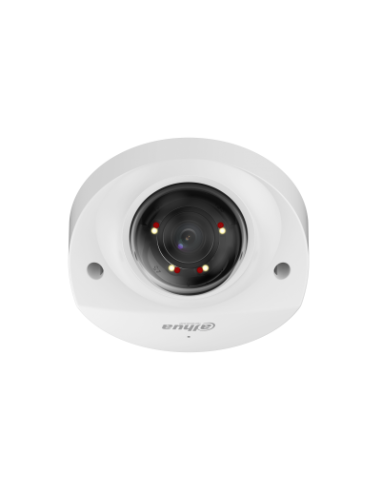 (DH-IPC-HDBW2449FP-AS-IL-0280B) DAHUA CAMARA IP MINIDOMO 4MP IP67 IK10 SMART DUAL LIGHT SMD PLUS SLOT TARIJETA MICRO SD, MICRO I
