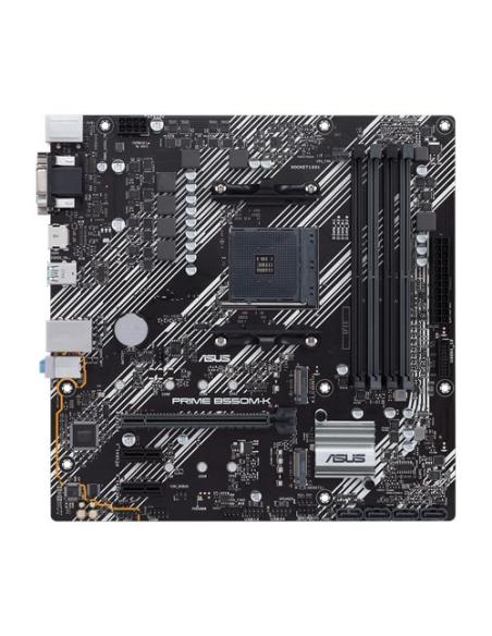 PB AMD SAM4 ASUS B550M-K 4DDR4 4SATA3 M2 HDMI DVI USB 3.2 MATX