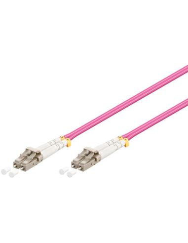 WP FIBER OPTIC MULTIMODE PATCH CORD ,50/125 LC-LC, 7,5 MT. OM4 ,LSZH, VIOLET COLOR