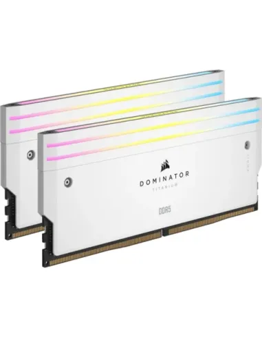 MEMORIA CORSAIR DDR5 96GB 2X48GB PC6000 DOMINATOR TITANIUM BLANCA CMP96GX5M2B6000Z30W