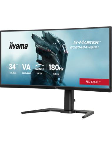MONITOR IIYAMA G-MASTER GCB3484WQSU-B1, 34", CURVATURA 1500R, 180HZ, 500CD