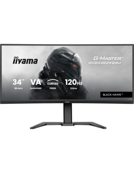 MONITOR IIYAMA G-MASTER GCB3482WQSU-B1, CURVO 34", 120HZ, 500CD