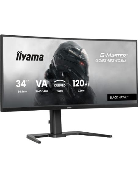 MONITOR IIYAMA G-MASTER GCB3482WQSU-B1, CURVO 34", 120HZ, 500CD