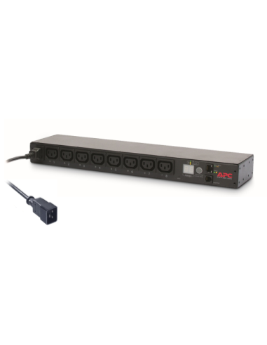 APC AP7921B unidad de distribución de energía (PDU) 8 salidas AC 0U/1U Negro