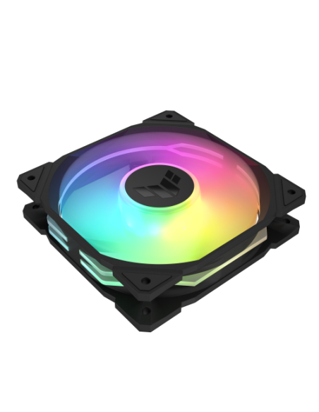 ASUS TUF Gaming TR120 ARGB Reverse Fan - Single Pack Carcasa del ordenador Ventilador 12 cm Negro