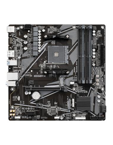 PB AMD SAM4 GIGABYTE B550M K 4DDR4 4SATA3 2M2 HDMI DP MATX