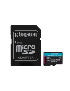 Kingston Technology Tarjeta microSDXC Canvas Go Plus Gen4 de 1 TB, 200 MB/s, A2 U3 V30 y adaptador