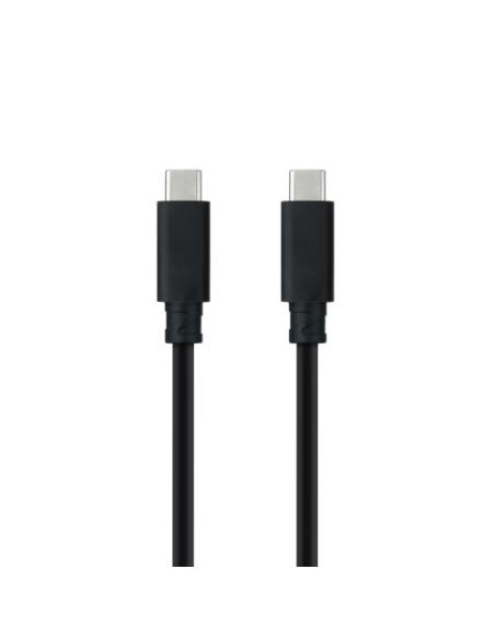 Nanocable Cable USB 3.2 Gen2x2 20Gbps 5A/100W 4K/60Hz USB-C/M-USB-C/M, Negro, 3 m