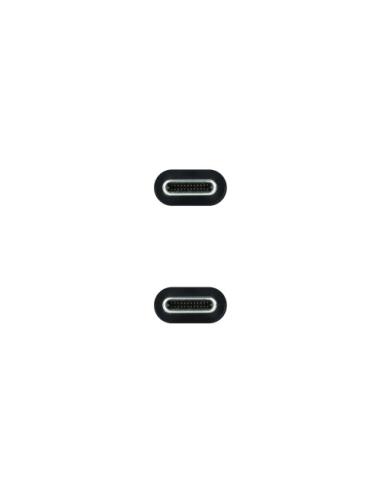 Nanocable Cable USB 3.2 Gen2x2 20Gbps 5A/100W 4K/60Hz USB-C/M-USB-C/M, Negro, 3 m