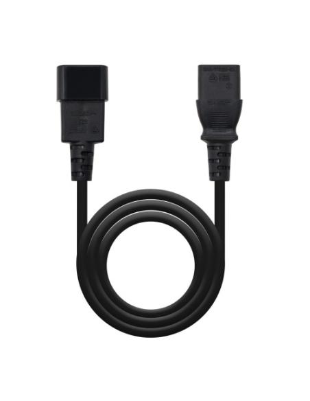 Nanocable Cable alimentación CPU, C13/H-C14/M, negro, 3.0m