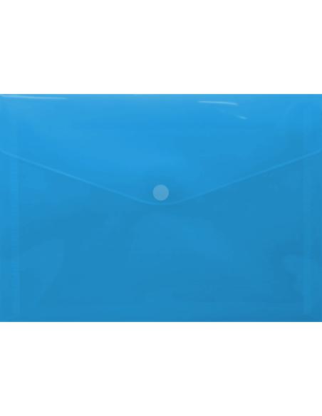 SOBRE PORTADOCUMENTOS CON VELCRO A4 AZUL POLIPROPILENO INGRAF 332731