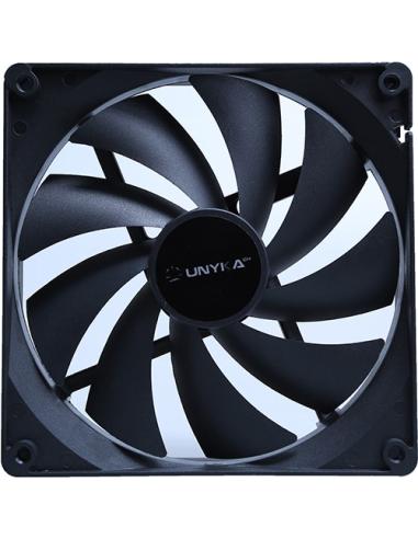 VENTILADOR CAJA ADICIONAL 14X14 UNYKA NEGRO 51790