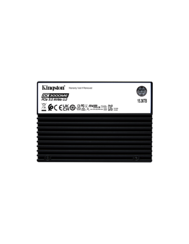 Kingston Technology 15,36TB DC3000ME U.2 PCIe 5.0 NVMe TCG Opal SSD para empresas