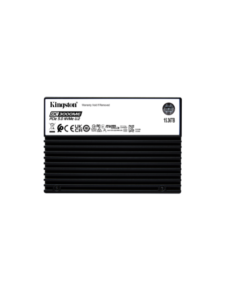 Kingston Technology 15,36TB DC3000ME U.2 PCIe 5.0 NVMe TCG Opal SSD para empresas